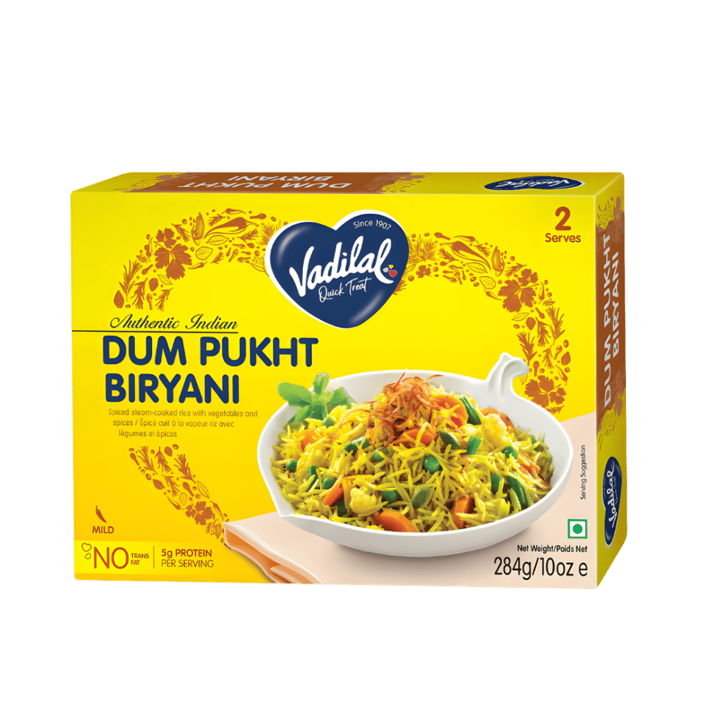 Vadilal Dum Pukht Biryani 284 g buy online USA - 1